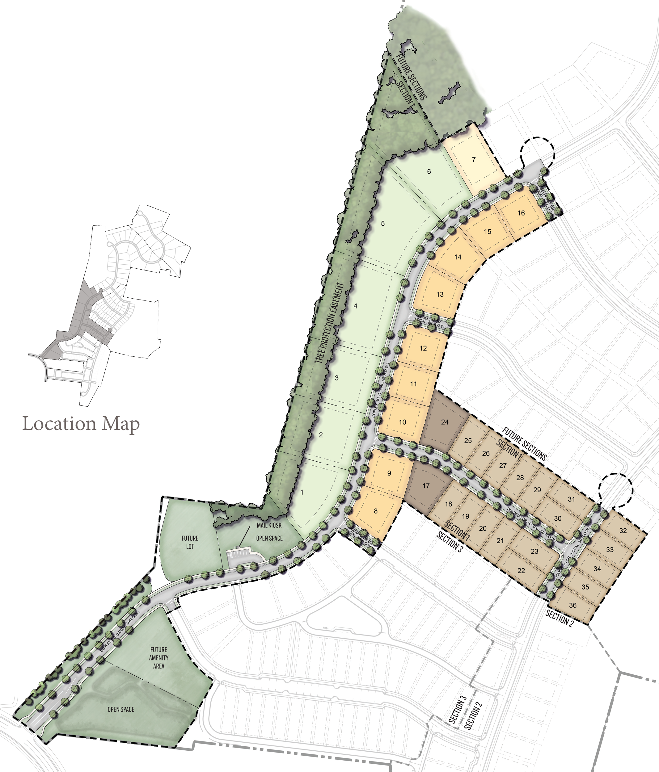 Colletta Community Secion 1 Site Plan Franklin Tennessee